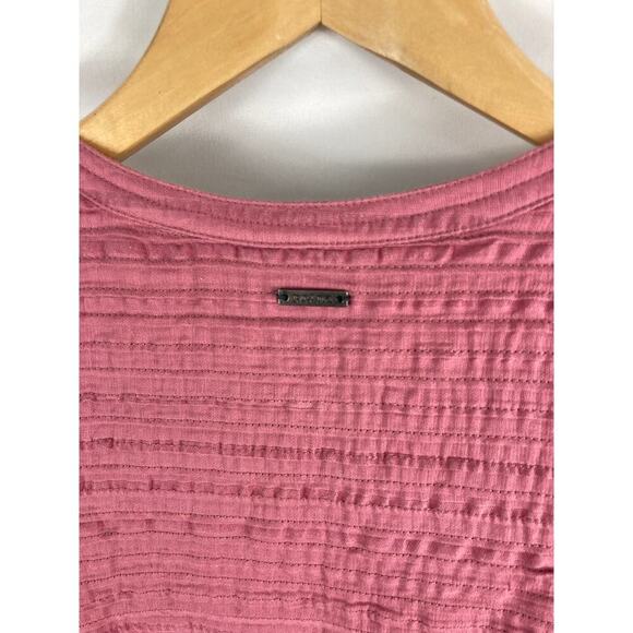 Prana Nieves Cassie Mauve Button Down Blouse Size XL - Picture 5 of 6